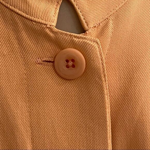 Bobby Chan Silk Cotton Blend Mandarin Collar Blouse - Picture 7 of 11